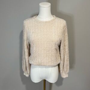 Altar’d State Fuzzy Cropped Sweater Size XS
